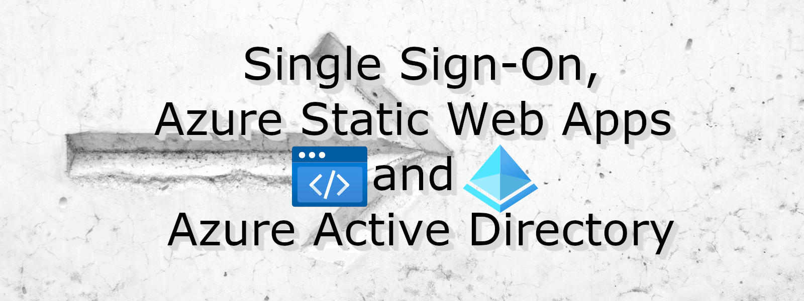 The experience I wanted to achieve was that if a user internal to an Azure Active Directory tenant browsed to an internal app using Azure Static Web Apps, they would be logged in using SSO - no login button, just a seamless logged-in user experience. /2022/03/single-sign-on-azure-static-web-apps-and-azure-active-directory/azure-static-web-apps-sso-cover.png
